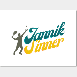 Jannik Sinner Posters and Art